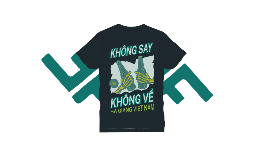 khong say khong ve flipside tshirt merch back